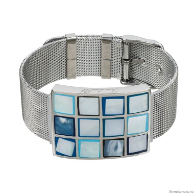 Браслет Fiore Luna, на металлическом ремешке, CB01361-2 BL